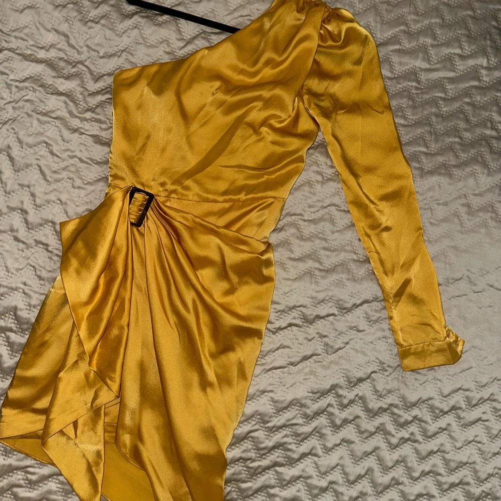 Revolve Lovers and Friends Ana Dress in Yellow